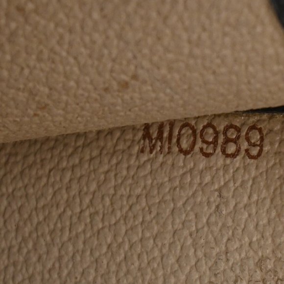 LOUIS VUITTON Logo Sac Plat Hand Tote Bag Monogram Leather Brown M51140 30YB776 - Picture 14 of 14